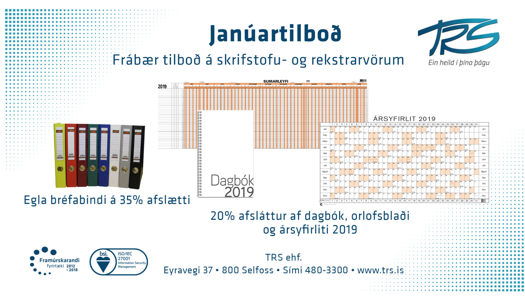 Frábær tilboð á skrifstofu- og rekstrarvörum